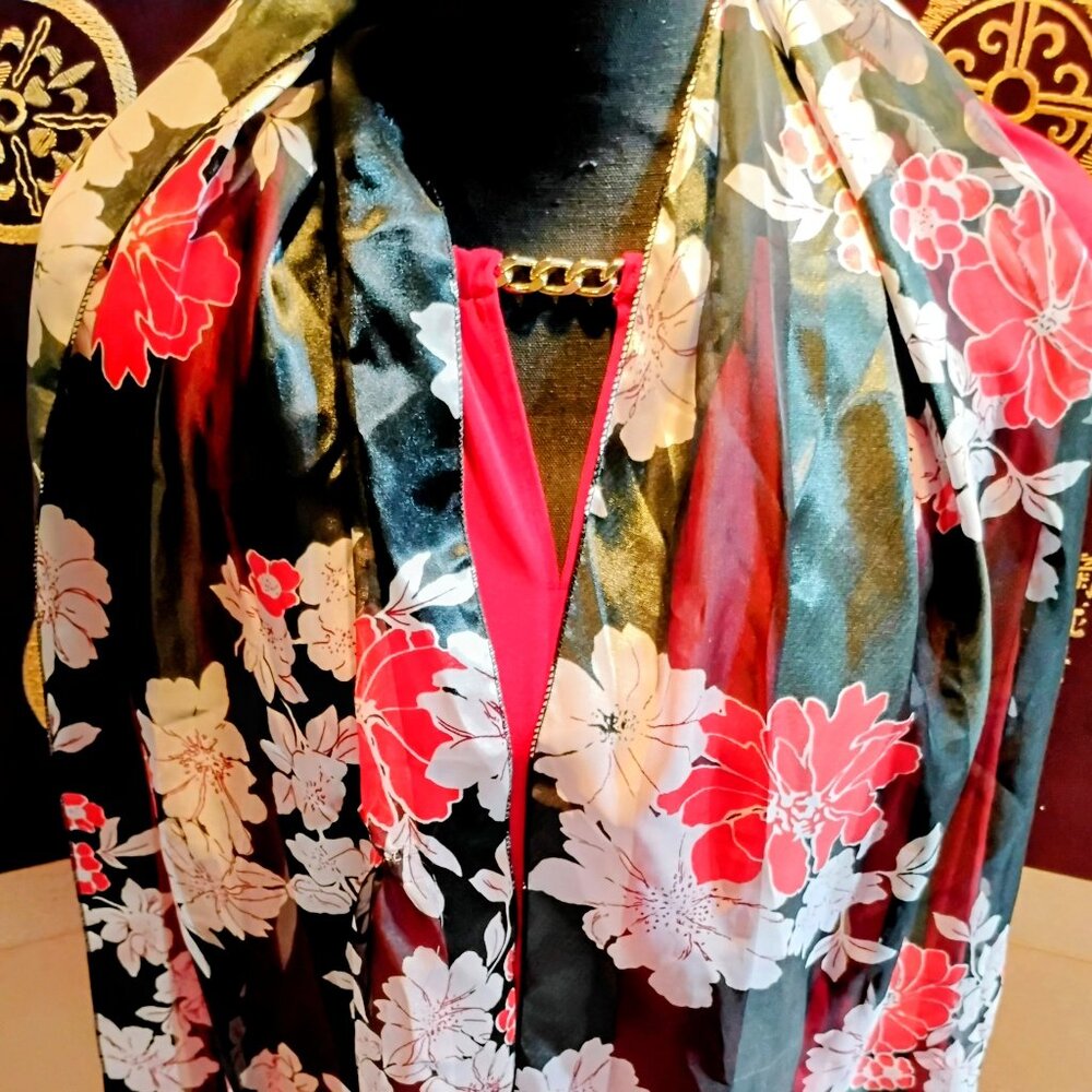 Korean "feels like silk" easy care polyester scarf 60" long